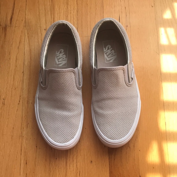 vans perf suede slip on